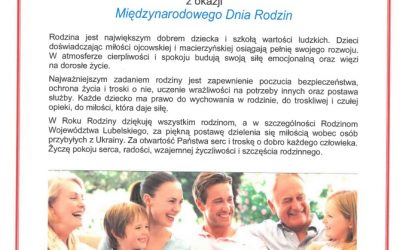 List otwarty z okazji Międzynarodowego Dnia Rodzin