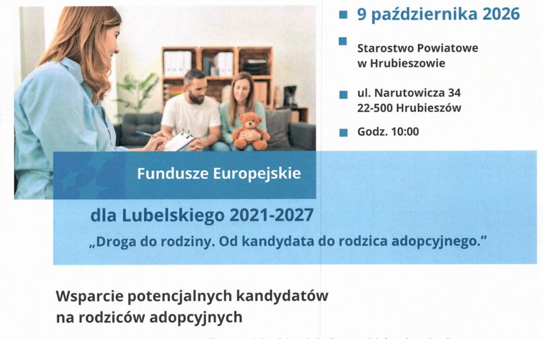 Spotkanie informacyjne i indywidualne konsultacje specjalistyczne – 09.10.2026 r.